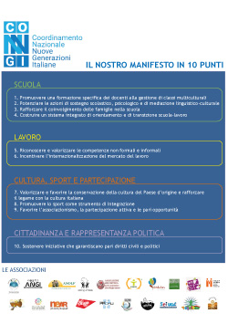 CONNGI - Coordinamento Nazionale Nuove Generazioni Italiane