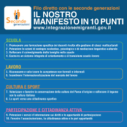 Manifesto Seconde Generazioni