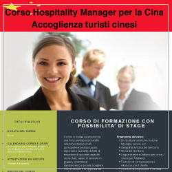 Angi - Corso Hospitality Manager per la Cina - Accoglienza Turisti Cinesi